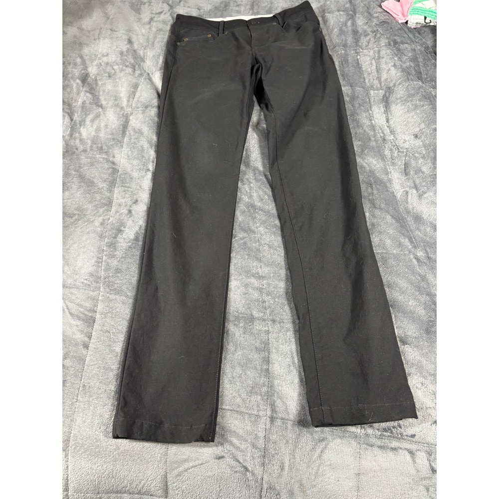 Outlier Bombtwill Black Straight Leg‎ 5-Pocket Pants Mens 31x32.5